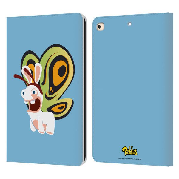 Rabbids Costumes Butterfly Leather Book Wallet Case Cover For Apple iPad 9.7 2017 / iPad 9.7 2018