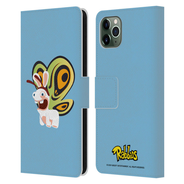 Rabbids Costumes Butterfly Leather Book Wallet Case Cover For Apple iPhone 11 Pro Max