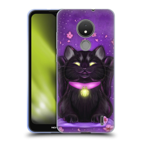 Ash Evans Black Cats Lucky Soft Gel Case for Nokia C21