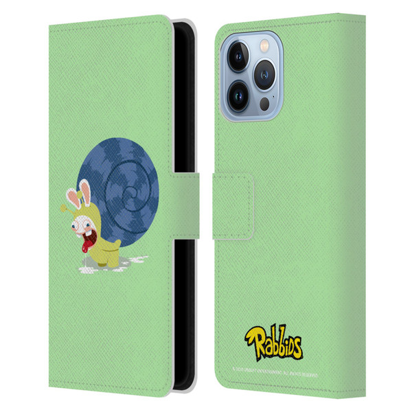 Rabbids Costumes Snail Leather Book Wallet Case Cover For Apple iPhone 13 Pro Max
