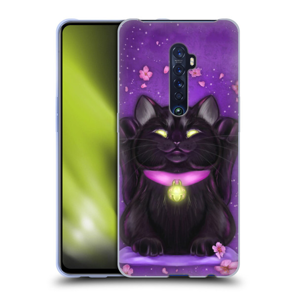 Ash Evans Black Cats Lucky Soft Gel Case for OPPO Reno 2