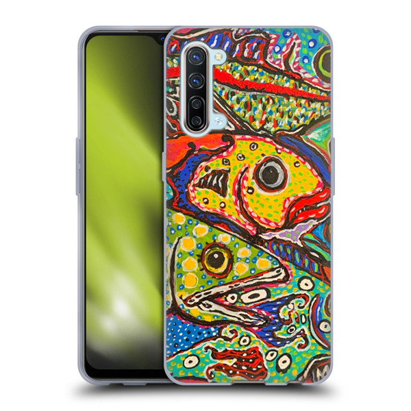 Mad Dog Art Gallery Assorted Designs Many Mad Fish Soft Gel Case for OPPO Find X2 Lite 5G