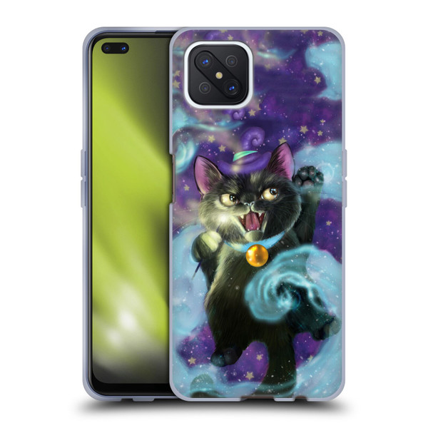 Ash Evans Black Cats Magic Witch Soft Gel Case for OPPO Reno4 Z 5G