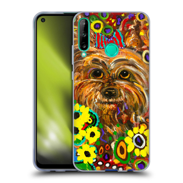 Mad Dog Art Gallery Dogs 2 Yorkie Soft Gel Case for Huawei P40 lite E