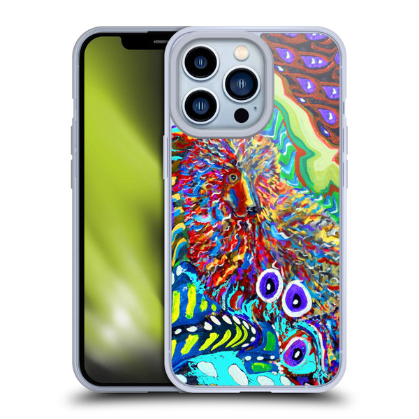 Mad Dog Art Gallery Dogs 2 Electric Poodle Soft Gel Case for Apple iPhone 13 Pro