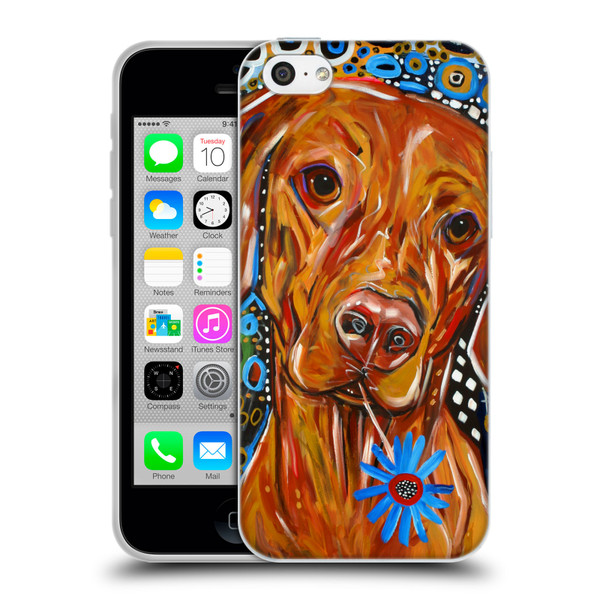 Mad Dog Art Gallery Dogs 2 Viszla Soft Gel Case for Apple iPhone 5c