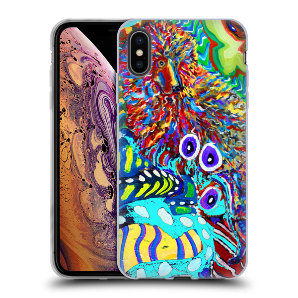Mad Dog Art Gallery Dogs 2 Electric Poodle Soft Gel Case for Apple iPhone XS Max