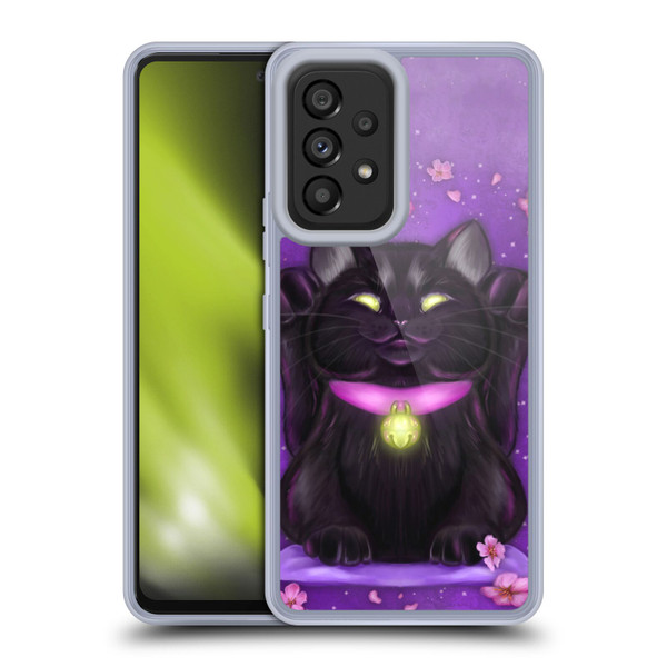 Ash Evans Black Cats Lucky Soft Gel Case for Samsung Galaxy A53 5G (2022)