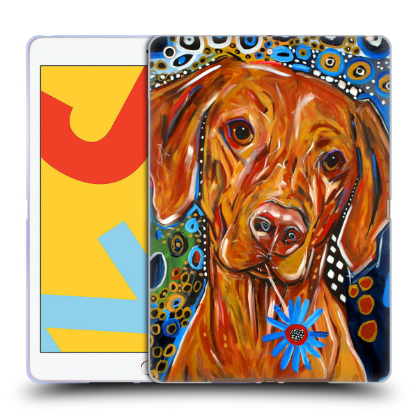 Mad Dog Art Gallery Dogs 2 Viszla Soft Gel Case for Apple iPad 10.2 2019/2020/2021