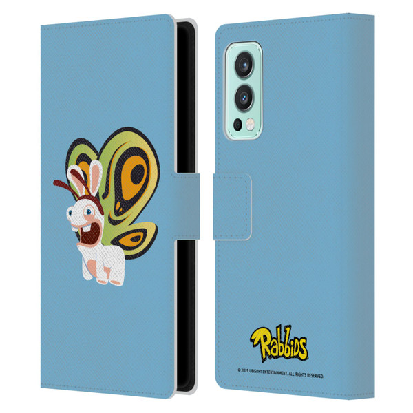 Rabbids Costumes Butterfly Leather Book Wallet Case Cover For OnePlus Nord 2 5G