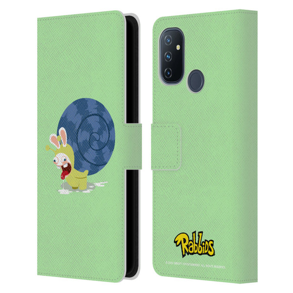 Rabbids Costumes Snail Leather Book Wallet Case Cover For OnePlus Nord N100