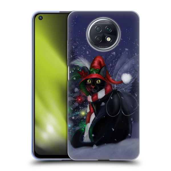 Ash Evans Black Cats Yuletide Cheer Soft Gel Case for Xiaomi Redmi Note 9T 5G
