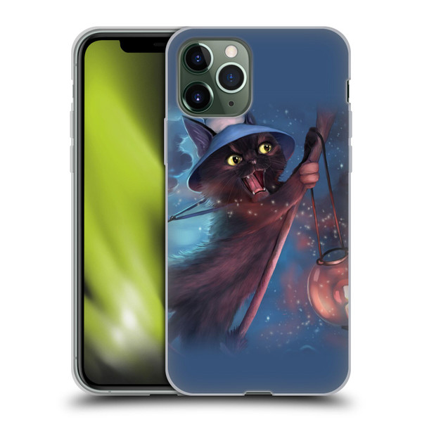 Ash Evans Black Cats 2 Magical Witch Soft Gel Case for Apple iPhone 11 Pro