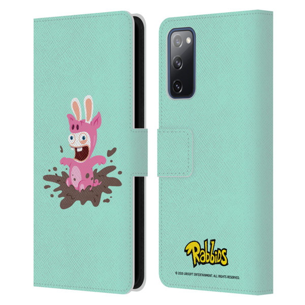 Rabbids Costumes Pig Leather Book Wallet Case Cover For Samsung Galaxy S20 FE / 5G