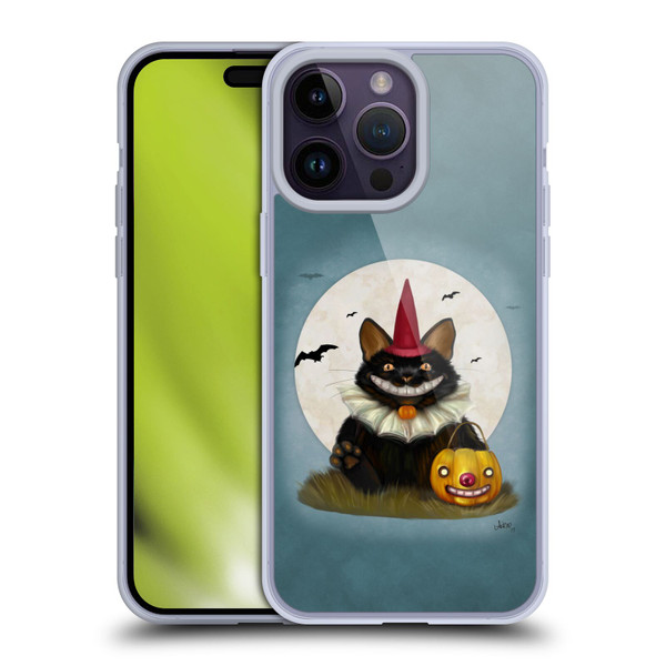 Ash Evans Black Cats 2 Halloween Cat Soft Gel Case for Apple iPhone 14 Pro Max