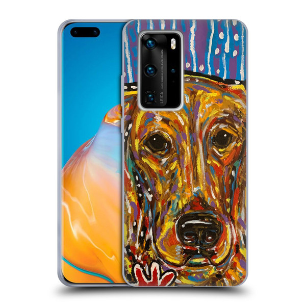 Mad Dog Art Gallery Dog 5 Golden Retriever Soft Gel Case for Huawei P40 Pro / P40 Pro Plus 5G