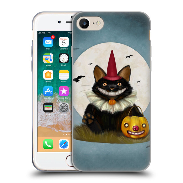 Ash Evans Black Cats 2 Halloween Cat Soft Gel Case for Apple iPhone 7 / 8 / SE 2020 & 2022