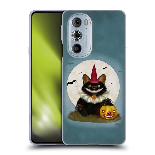 Ash Evans Black Cats 2 Halloween Cat Soft Gel Case for Motorola Edge X30
