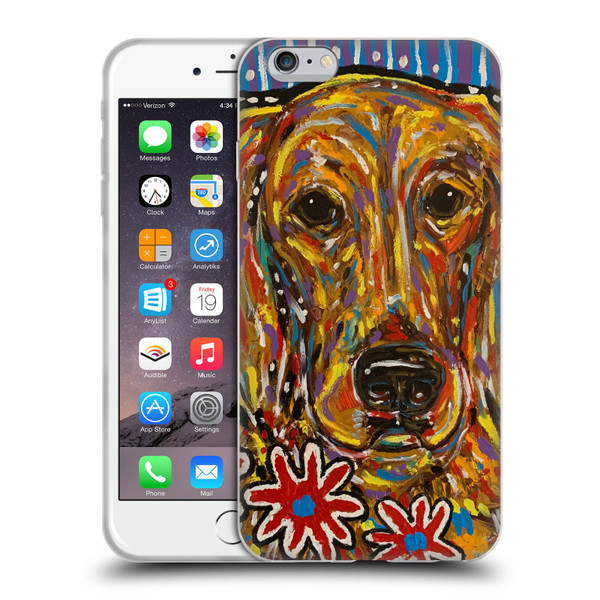 Mad Dog Art Gallery Dog 5 Golden Retriever Soft Gel Case for Apple iPhone 6 Plus / iPhone 6s Plus