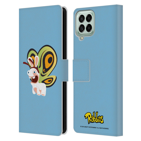 Rabbids Costumes Butterfly Leather Book Wallet Case Cover For Samsung Galaxy M53 (2022)