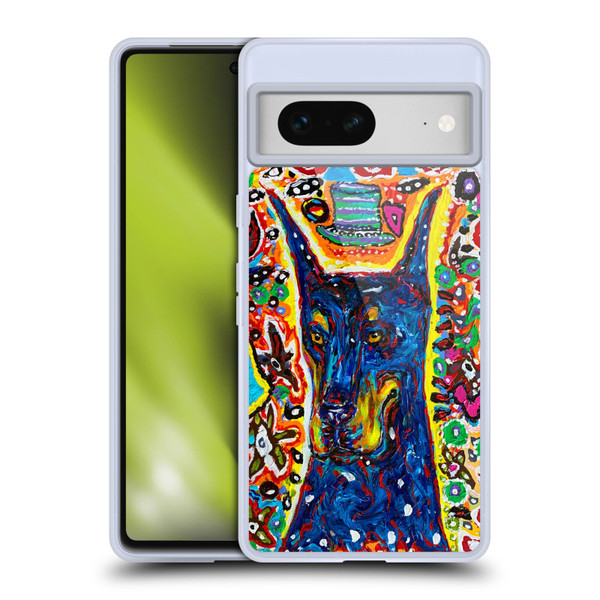 Mad Dog Art Gallery Dog 5 Doberman Soft Gel Case for Google Pixel 7
