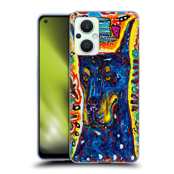 Mad Dog Art Gallery Dog 5 Doberman Soft Gel Case for OPPO Reno8 Lite
