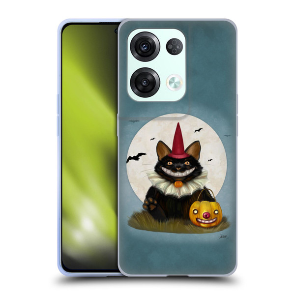Ash Evans Black Cats 2 Halloween Cat Soft Gel Case for OPPO Reno8 Pro