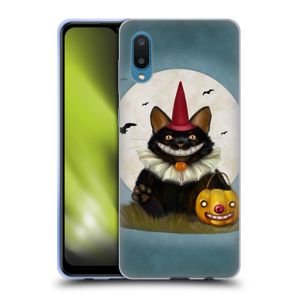 Ash Evans Black Cats 2 Halloween Cat Soft Gel Case for Samsung Galaxy A02/M02 (2021)