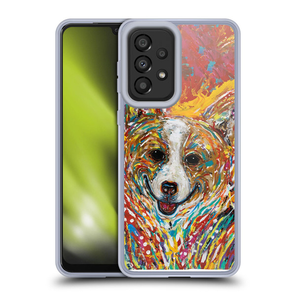 Mad Dog Art Gallery Dog 5 Corgi Soft Gel Case for Samsung Galaxy A33 5G (2022)