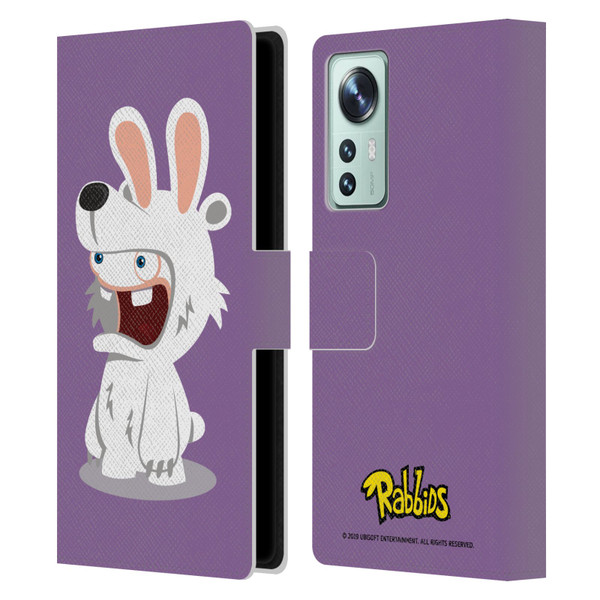 Rabbids Costumes Polar Bear Leather Book Wallet Case Cover For Xiaomi 12