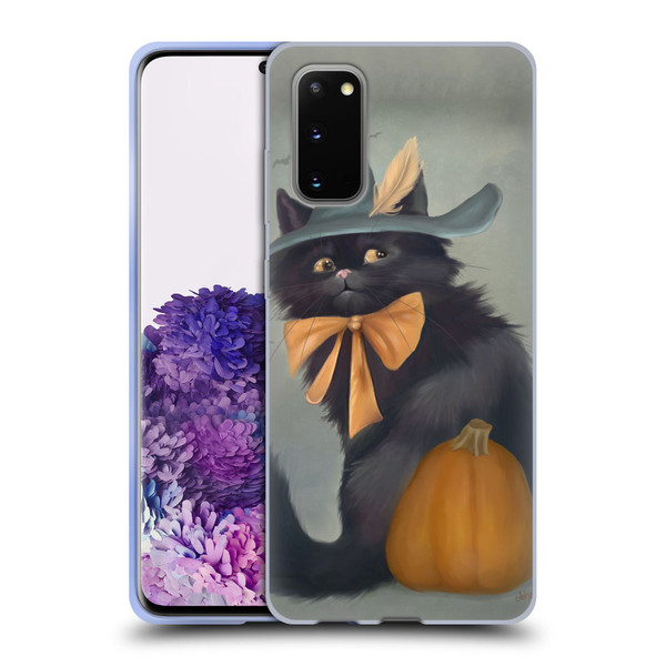 Ash Evans Black Cats 2 Halloween Pumpkin Soft Gel Case for Samsung Galaxy S20 / S20 5G