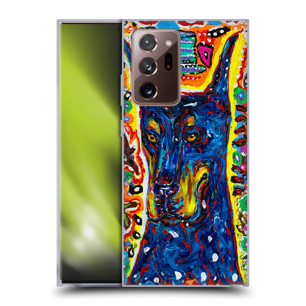 Mad Dog Art Gallery Dog 5 Doberman Soft Gel Case for Samsung Galaxy Note20 Ultra / 5G