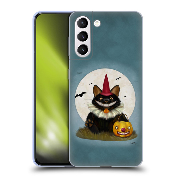 Ash Evans Black Cats 2 Halloween Cat Soft Gel Case for Samsung Galaxy S21+ 5G