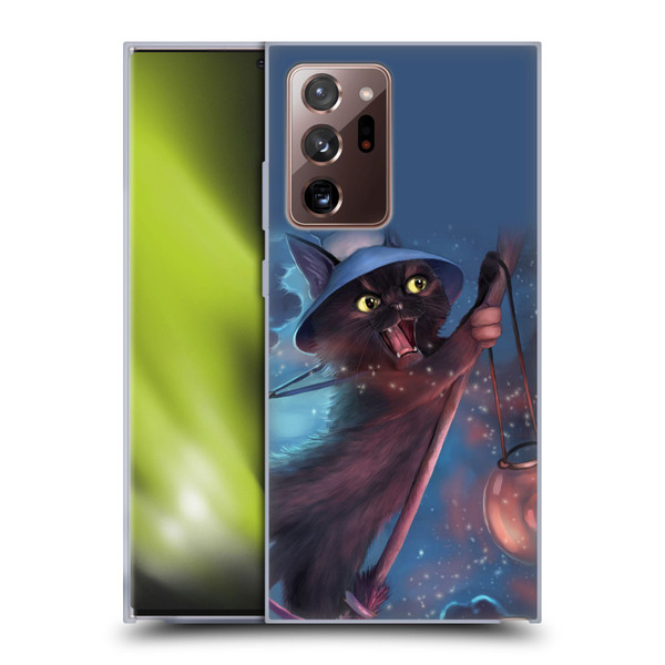 Ash Evans Black Cats 2 Magical Witch Soft Gel Case for Samsung Galaxy Note20 Ultra / 5G