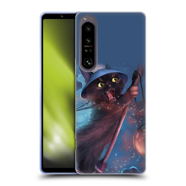 Ash Evans Black Cats 2 Magical Witch Soft Gel Case for Sony Xperia 1 IV