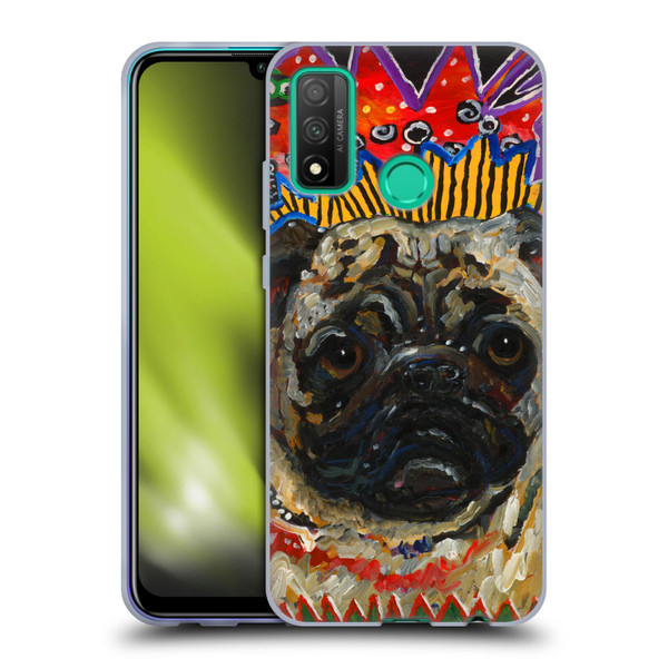 Mad Dog Art Gallery Dogs Pug Soft Gel Case for Huawei P Smart (2020)