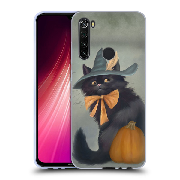 Ash Evans Black Cats 2 Halloween Pumpkin Soft Gel Case for Xiaomi Redmi Note 8T