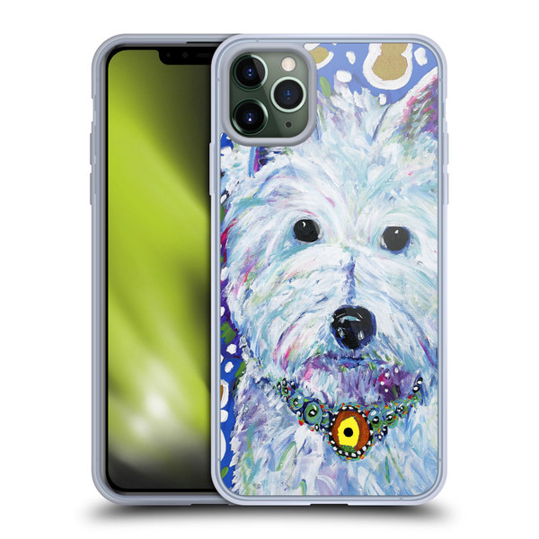 Mad Dog Art Gallery Dogs Westie Soft Gel Case for Apple iPhone 11 Pro Max