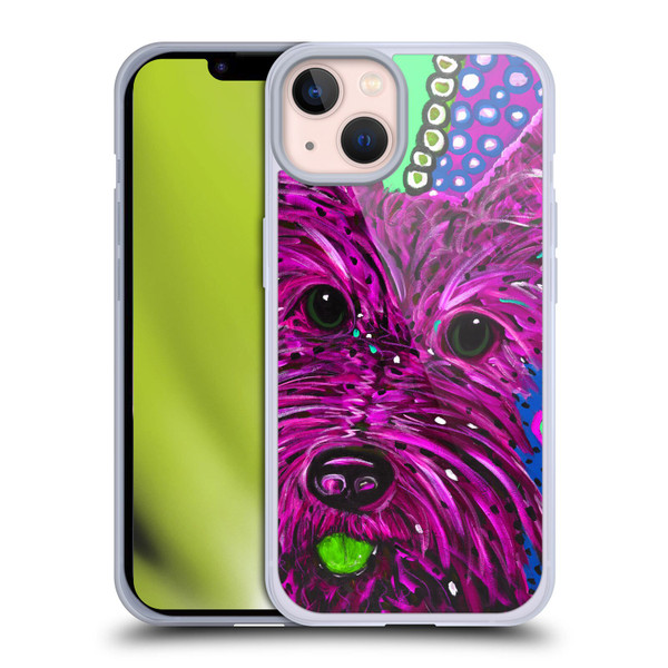 Mad Dog Art Gallery Dogs Scottie Soft Gel Case for Apple iPhone 13