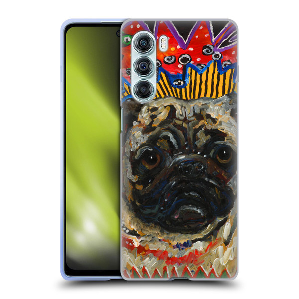 Mad Dog Art Gallery Dogs Pug Soft Gel Case for Motorola Edge S30 / Moto G200 5G