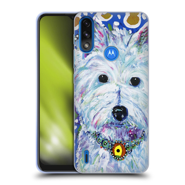 Mad Dog Art Gallery Dogs Westie Soft Gel Case for Motorola Moto E7 Power / Moto E7i Power