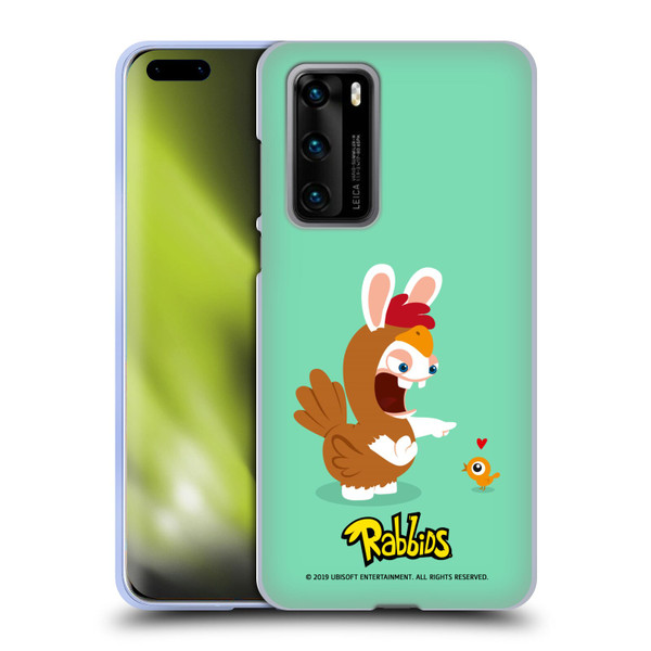 Rabbids Costumes Chicken Soft Gel Case for Huawei P40 5G