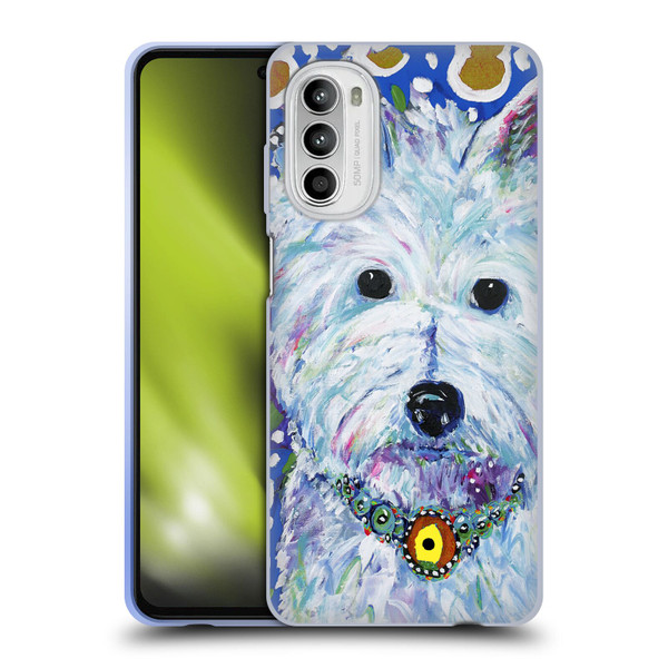 Mad Dog Art Gallery Dogs Westie Soft Gel Case for Motorola Moto G52