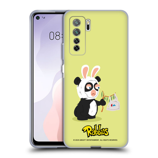 Rabbids Costumes Panda Soft Gel Case for Huawei Nova 7 SE/P40 Lite 5G