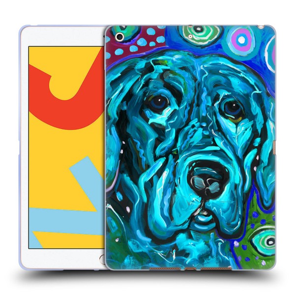 Mad Dog Art Gallery Dogs Aqua Lab Soft Gel Case for Apple iPad 10.2 2019/2020/2021