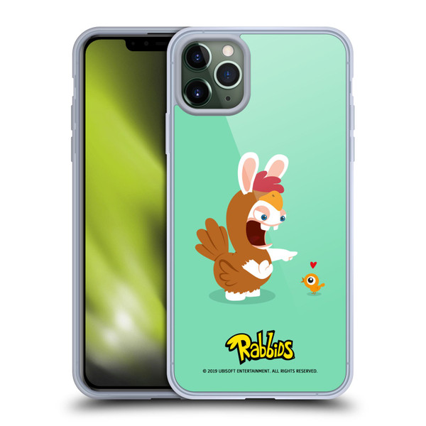 Rabbids Costumes Chicken Soft Gel Case for Apple iPhone 11 Pro Max
