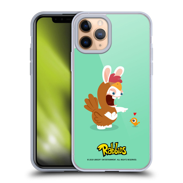 Rabbids Costumes Chicken Soft Gel Case for Apple iPhone 11 Pro