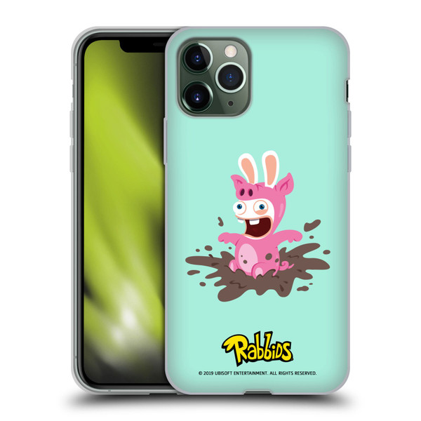 Rabbids Costumes Pig Soft Gel Case for Apple iPhone 11 Pro