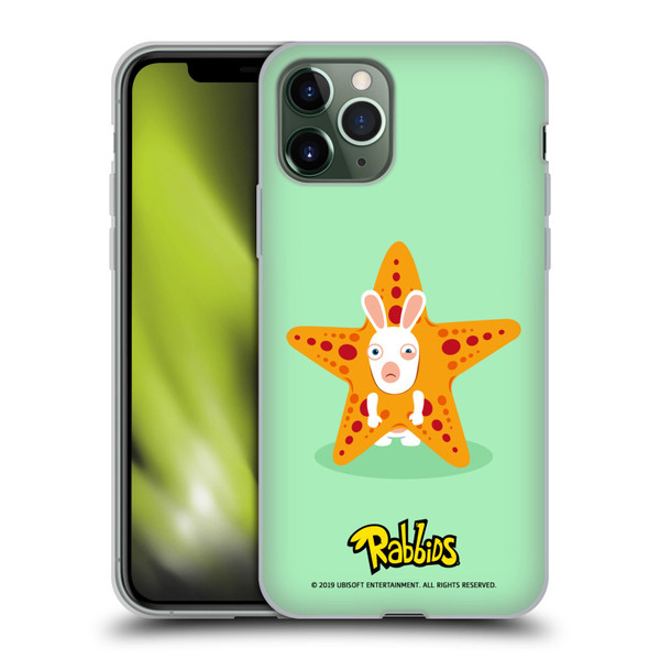 Rabbids Costumes Starfish Soft Gel Case for Apple iPhone 11 Pro