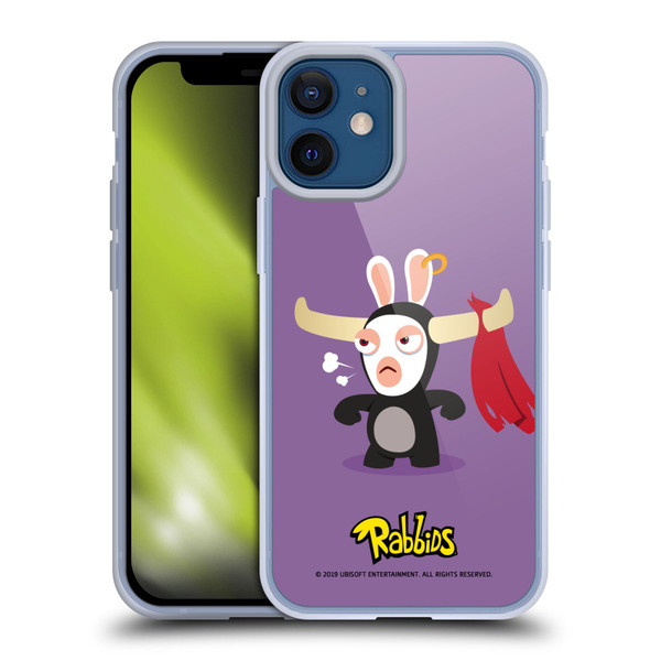 Rabbids Costumes Bull Soft Gel Case for Apple iPhone 12 Mini